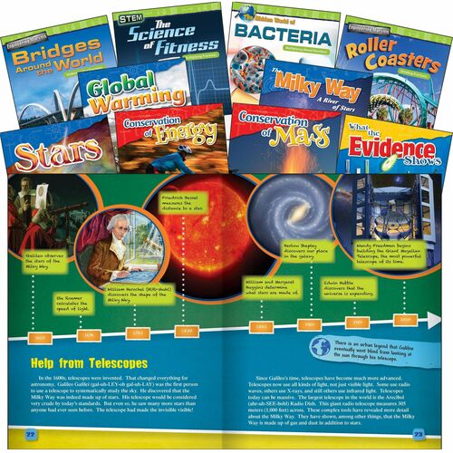 Shell Education SHL100582 Exploring STEM Grade 5 10-Book Set Printed Book