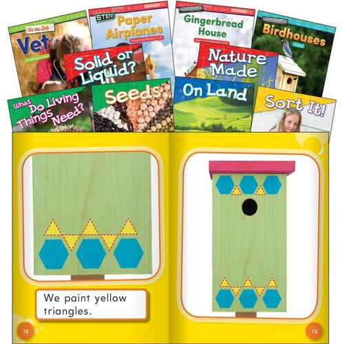 Shell Education SHL103736 Exploring STEM Kindergarten 10-Book Set Printed Book