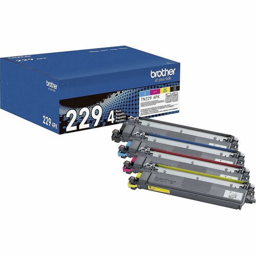 Brother BRTTN2294PK Original Standard Yield Laser Toner Cartridge - Multi-pack - Black, Cyan, Magenta, Yellow - 4 / Pack