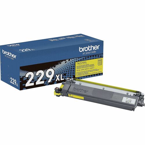 Brother BRTTN229XLY Original High Yield Laser Toner Cartridge - Yellow - 1 Each