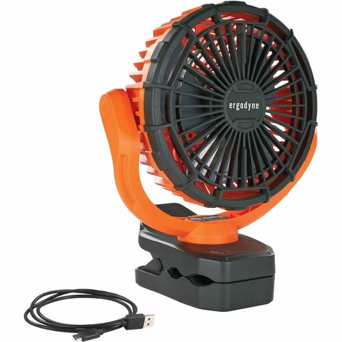 Ergodyne EGO12800 Chill-Its 6090 Rechargeable Portable Jobsite Fan