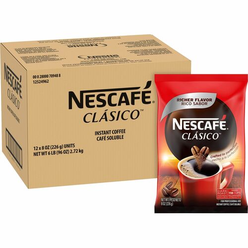 Nescafe NES70948 Clasico Dark Roast Instant Coffee