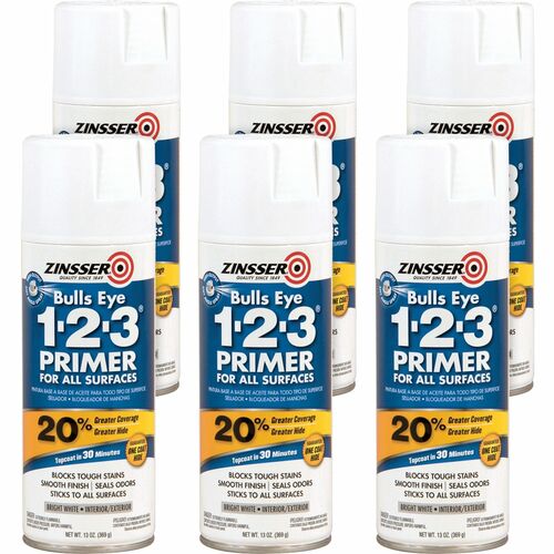 Rust-Oleum RST2008CT Bulls Eye 1-2-3 Water-Based Primer