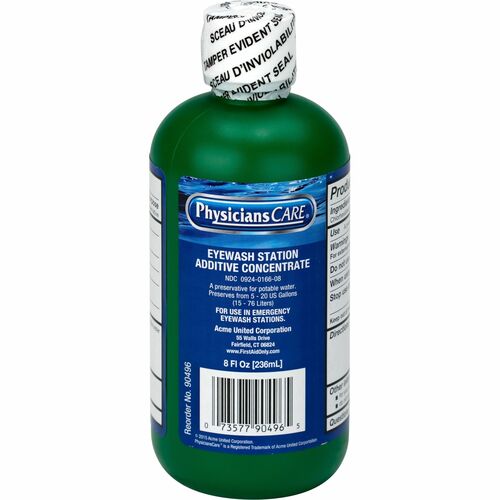 First Aid Only FAO90496 Eyewash Additive Concentrate