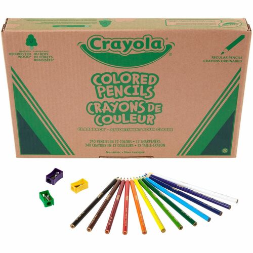 Crayola CYO687506 Classpack Coloured Pencils Assorted Colours 240/cse