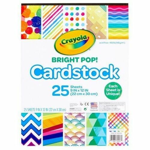 Crayola CYO990053 Pastel Cardstock