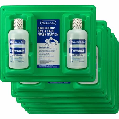 First Aid Only FAO24300CT Twin-Bottle Eyewash Station