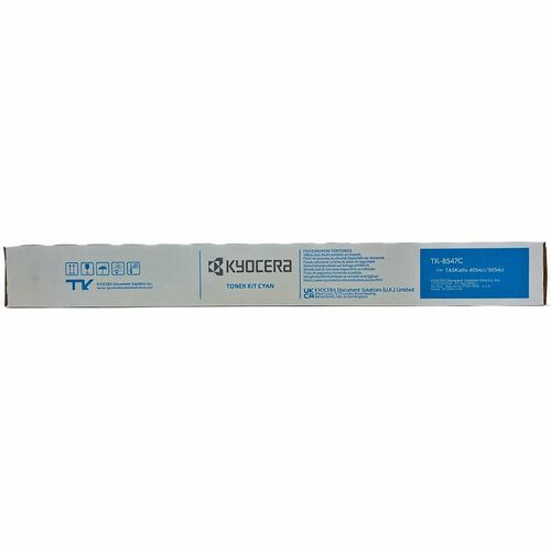 Kyocera KYOTK8547C TK-8547C Original Laser Toner Cartridge - Cyan - 1 Each