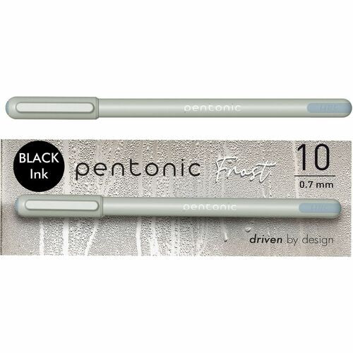 Pentonic PNTPEN13086 Frosted Barrel Ballpoint Pens