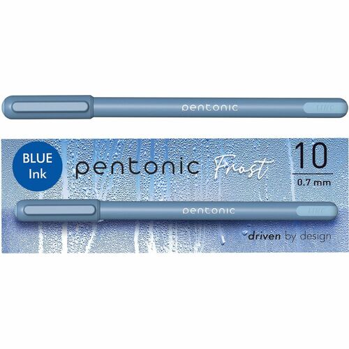 Pentonic PNTPEN13085 Frosted Barrel Ballpoint Pens