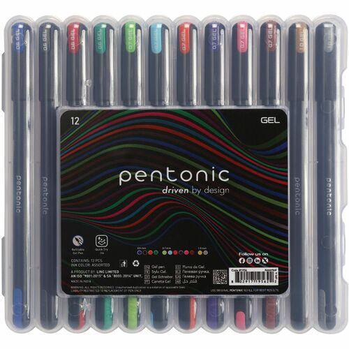 Pentonic PNTPEN12185 Gel Pens