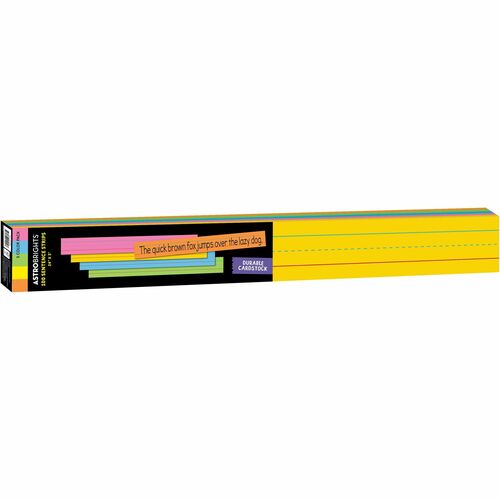 Astrobrights WAU91992 Ruled Handwriting Strips