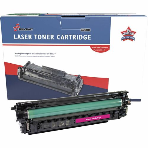 SKILCRAFT® NSN6961575 Remanufactured Laser Toner Cartridge 655A - Magenta - 1 Each