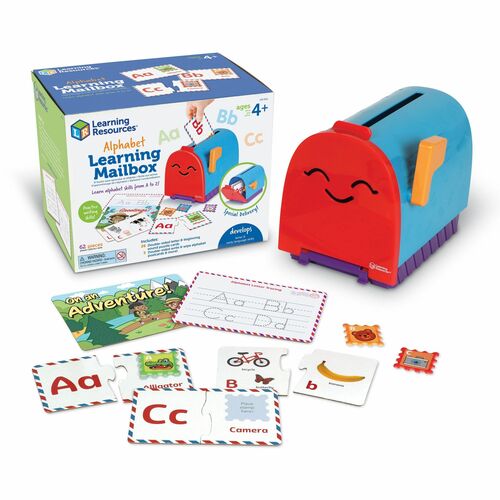 Learning Resources LRNLER5511 Alphabet Learning Mailbox