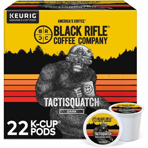 Black Rifle GMT0490 K-Cup, Ground Tactisquatch Coffee