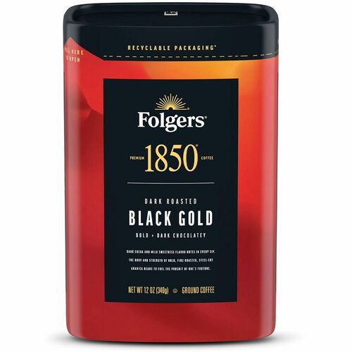Folgers® FOL12722 Ground Black Gold Dark Roast Ground Coffee