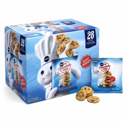 Pillsbury GNM22002056 Soft Baked Chocolate Chip Cookie