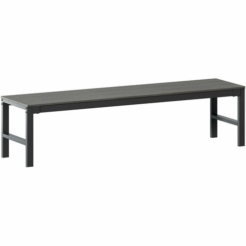 Lorell LLR42670 Faux Wood Outdoor Bench
