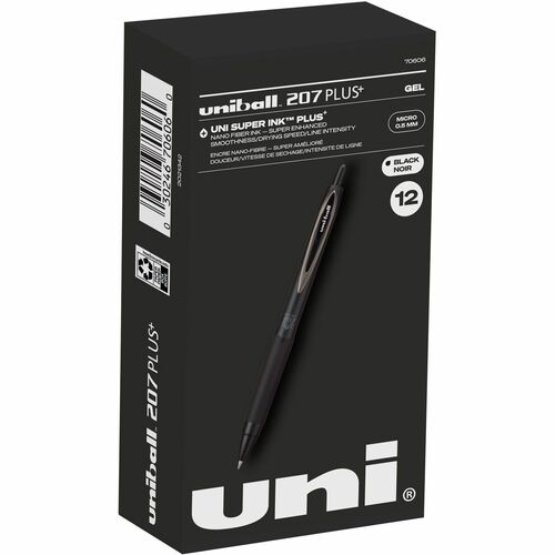 uniball™ UBC70606 207 Plus Retractable Gel Pens