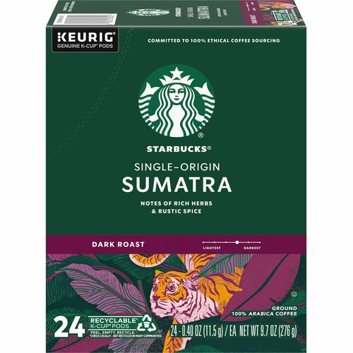 Starbucks® SBK91281 K-Cup Sumatra Coffee