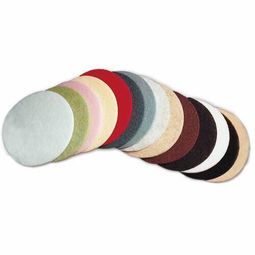 SKILCRAFT® NSN5132230 Tan Burnishing 3400 Series Floor Pads