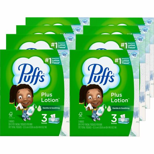 Puffs PGC39363CT Plus Lotion Facial Tissue