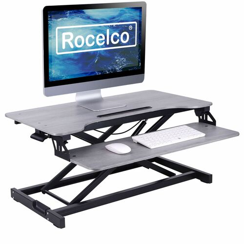 Rocelco RCLRVADRG Desk Riser & Converter