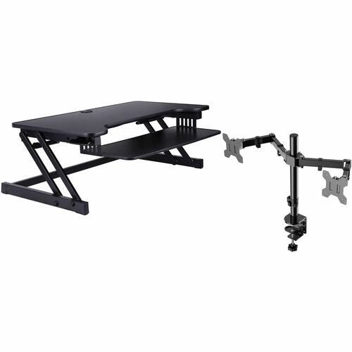 Rocelco RCLRDADRBDM2 Standing Desk Converter & Dual-Monitor Mount