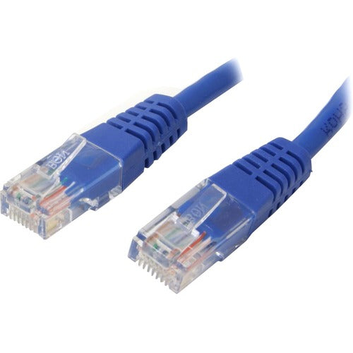 StarTech.com STCM45PATCH2BL 2 ft Blue Molded Cat5e UTP Patch Cable