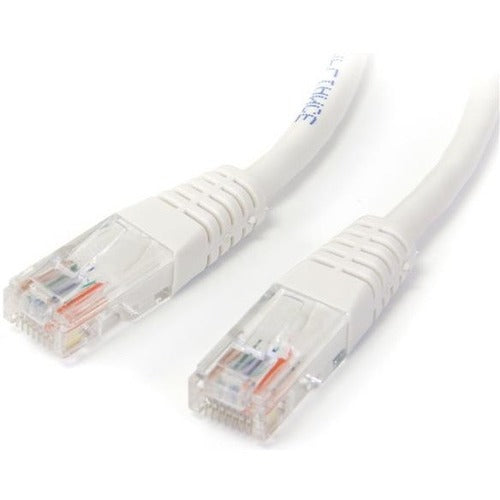 StarTech.com STCM45PATCH25WH 25 ft White Molded Cat5e UTP Patch Cable