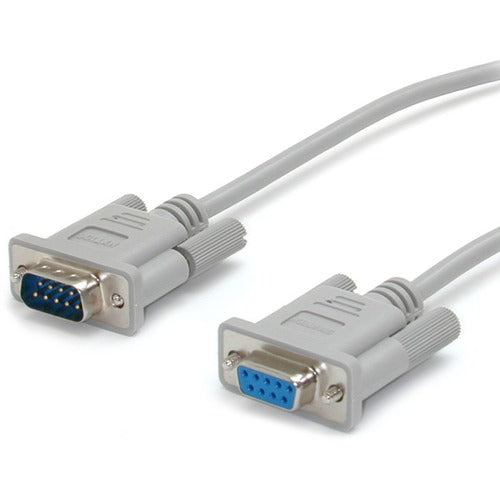 StarTech.com STCMXT106 15ft Straight Through DB9 Serial Cable - Mouse Extension Cable External - Gray