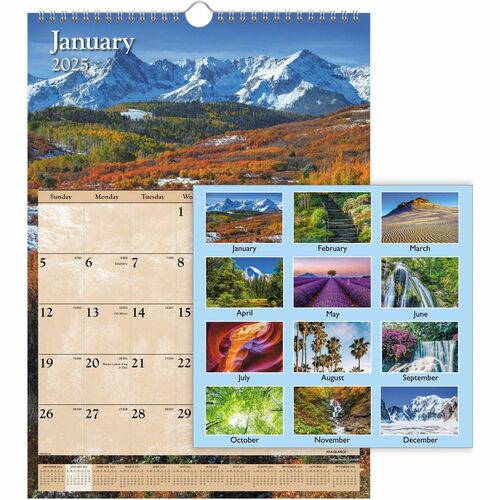 At-A-Glance AAGDMW20028 Scenic Wall Calendar