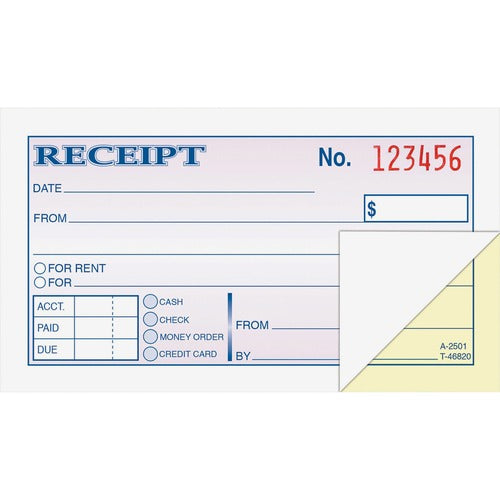 Adams ABFDC2501 Money/rent Receipt Books