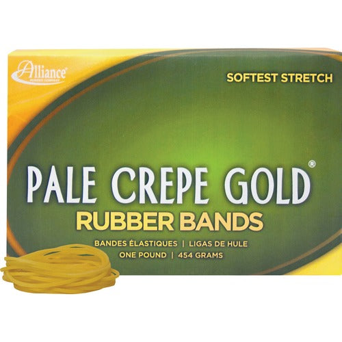 Alliance Rubber ALL20165 Pale Crepe Gold Rubber Bands