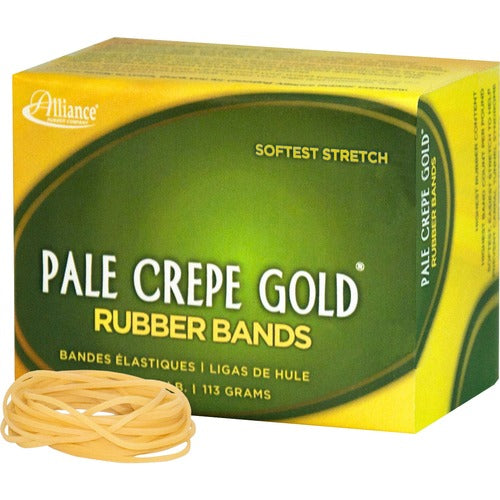 Alliance Rubber ALL20169 Pale Crepe Gold Rubber Bands