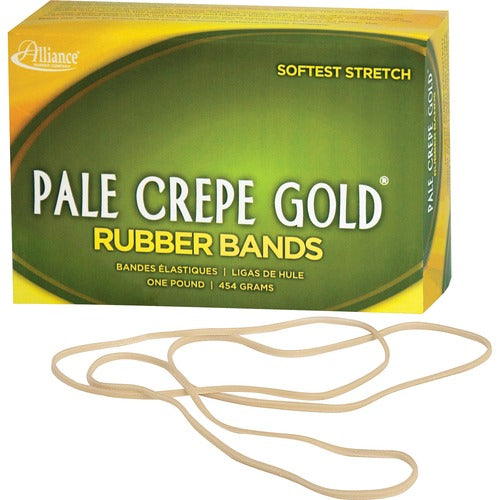 Alliance Rubber ALL21405 Pale Crepe Gold Rubber Bands
