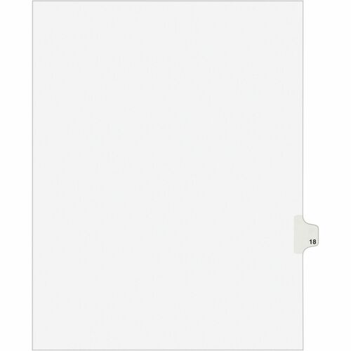 Avery® AVE01018 Avery® Individual Legal Exhibit Dividers - Style