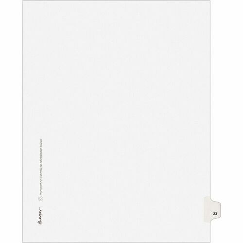 Avery® AVE01023 Avery® Individual Legal Exhibit Dividers - Style