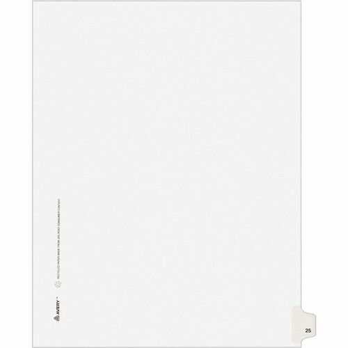 Avery® AVE01025 Avery® Individual Legal Exhibit Dividers - Style