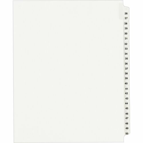 Avery® AVE01331 Avery® Standard Collated Legal Exhibit Divider Sets - Style
