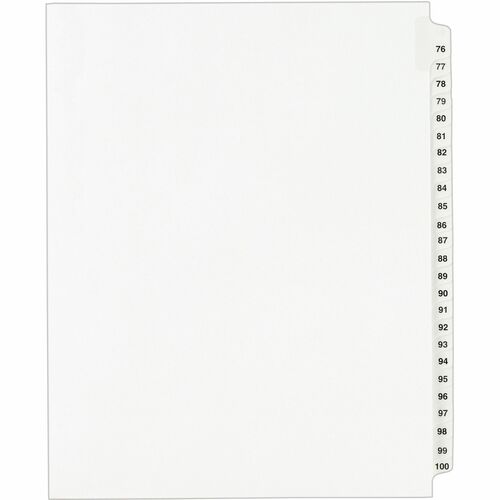 Avery® AVE01333 Avery® Standard Collated Legal Exhibit Divider Sets - Style