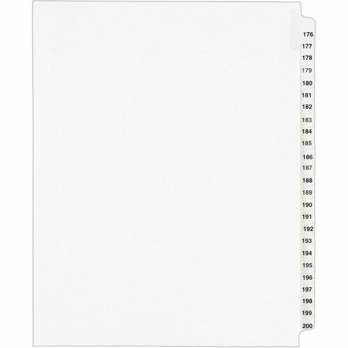 Avery® AVE01337 Avery® Standard Collated Legal Exhibit Divider Sets - Style