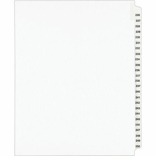 Avery® AVE01339 Avery® Standard Collated Legal Exhibit Divider Sets - Style