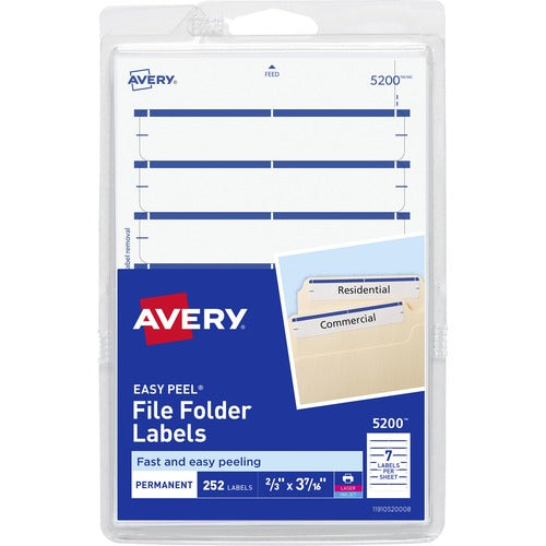 Avery® AVE05200 Avery® Permanent File Folder Labels