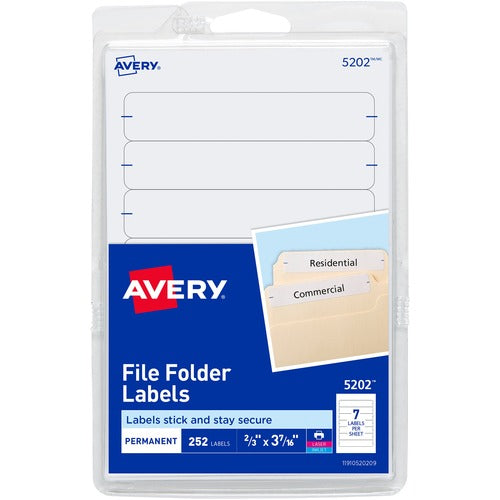Avery® AVE05202 Avery® Permanent File Folder Labels