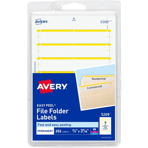 Avery® AVE05209 Avery® Permanent File Folder Labels