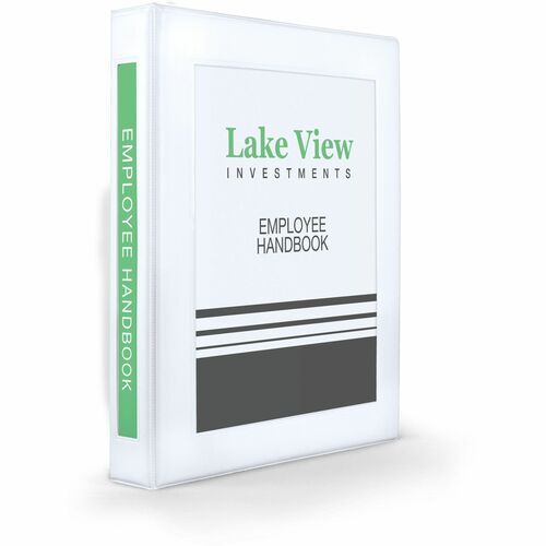 Avery® AVE68056 Framed View Binder - 1" Binder Capacity - Letter - 8 1/2" X 11" Sheet Size - 275 Sheet Capacity - 3 X D-Ring Fastener(S) - 2 Internal Pocket(S) - Vinyl - White - Recycled - 1 Each