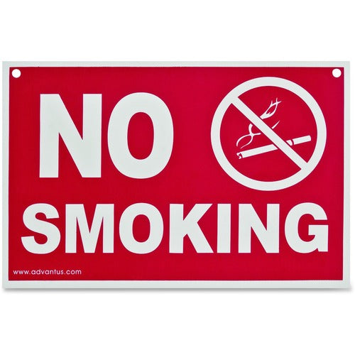 Advantus AVT83639 No Smoking Wall Sign