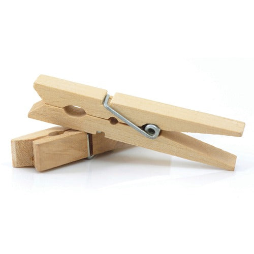Creativity Street PAC365801 Natural Spring Clothespins