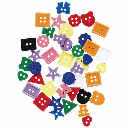 Creativity Street PAC6120 Plastic Buttons